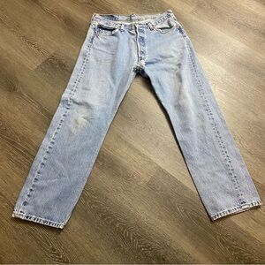 Vintage (90s) Levis501 32X29 Mexico Grunge Thrashed Nostalgia GranolaCore chore